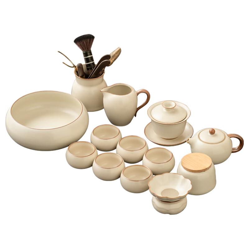 Китайская керамическая гайвань для чая Gongfu с крышкой