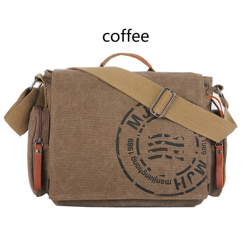 Мужские винтажные сумки-мессенджеры, холщовая сумка на плечо, модная сумка через плечо, дорожная сумка