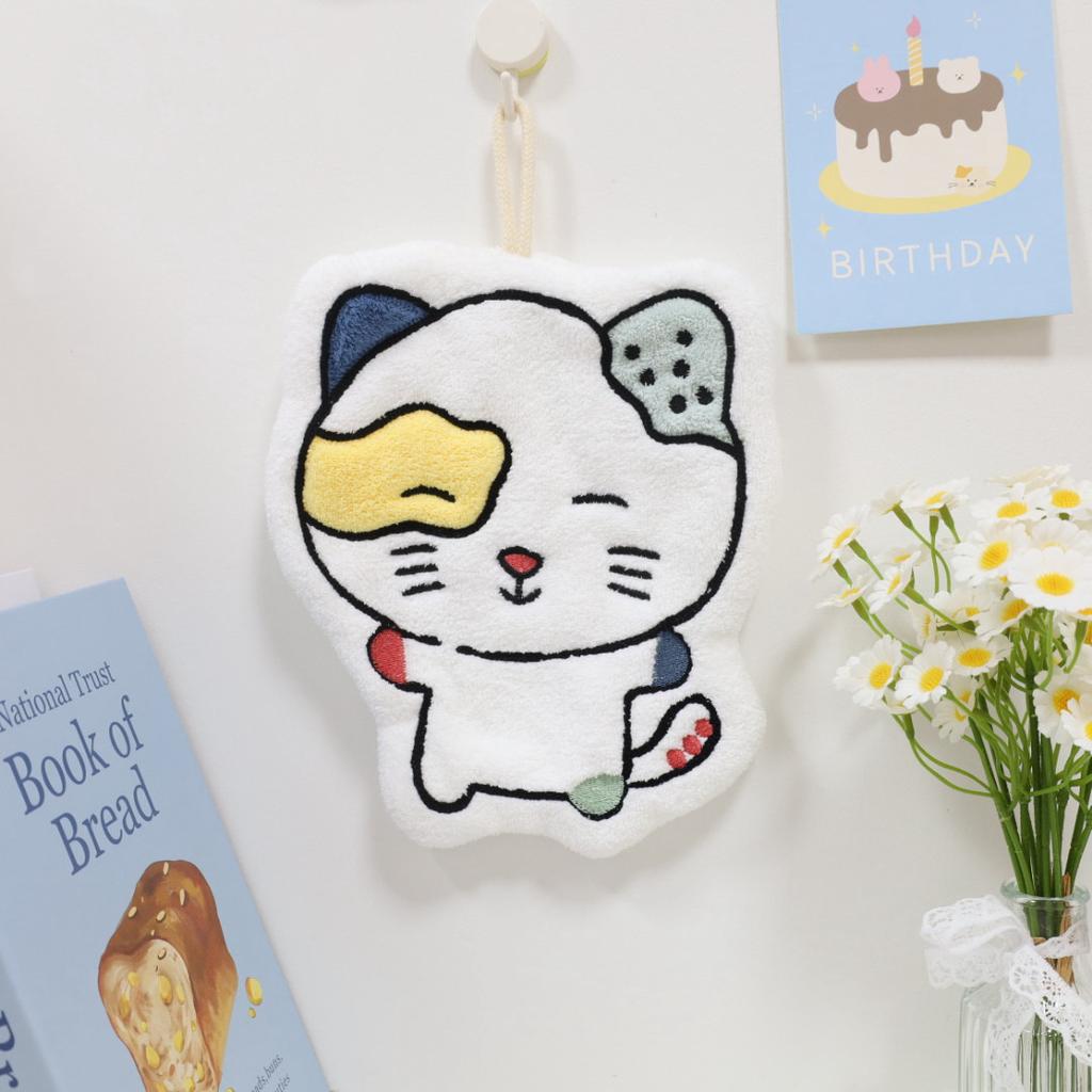 Коралловый флис Туту маленькое чудовище полотенце для рук подвесного типа милое для кухни ванной водопоглощающее не линяет детское полотенце для рук