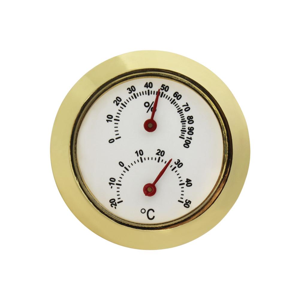 Household Mini Metal Thermometer Hygrometer for Room Temperature Humidity Meter