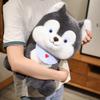 Милая Мягкая Игрушка Хаски Рождественский Подарок Плюшевая Игрушка Сидящая Собака Креативная Обнимаемая Подушка Кукла Щенок