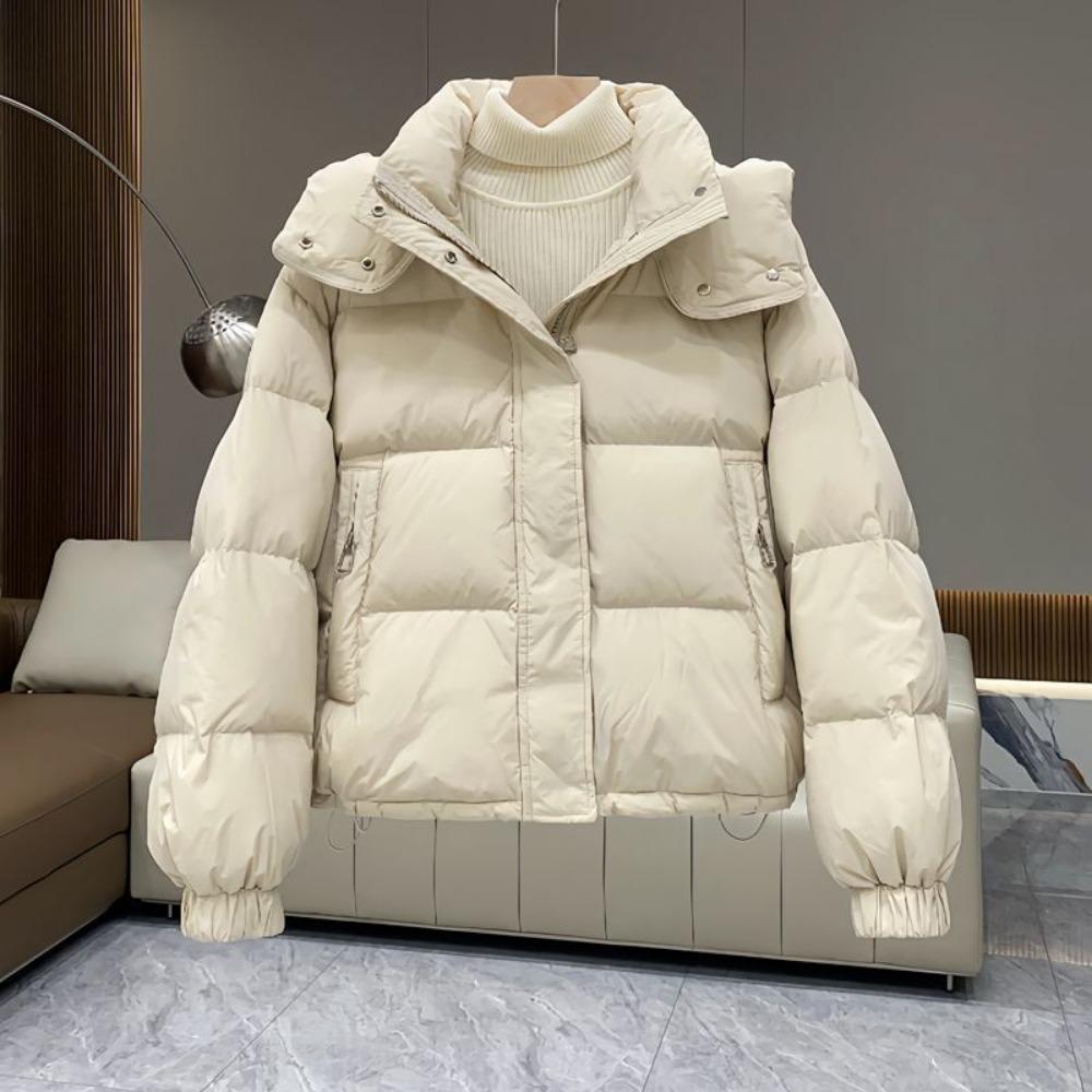 Женские парки Корейская зимняя куртка Повседневное свободное пуховое пальто Оверсайз с капюшоном Теплая мягкая хлопковая куртка-пуховик Снежная одежда Куртки