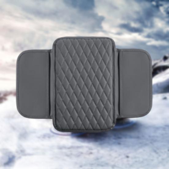 Коврик для подлокотника автомобиля, кожаный чехол на подлокотник, подушка с боковыми карманами для хранения, чехол для центральной консоли автомобиля, аксессуар для салона автомобиля для автомобиля, грузовика, внедорожника