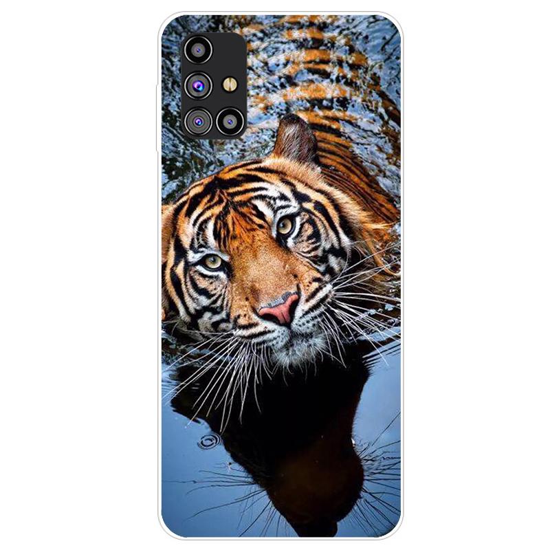 Чехол для телефона Samsung M31s Мягкий силиконовый чехол TPU для Samsung Galaxy M31s Чехол M31 SM 31S GalaxyM31 Бампер Coque