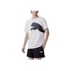 Puma Ss24 свитер с круглым вырезом и логотипом, короткий рукав, футболка, мужские футболки, белая 678086-02