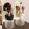 Прозрачный автоматический поднимающийся держатель для кистей для макияжа, пылезащитный органайзер для кистей для макияжа, для дома