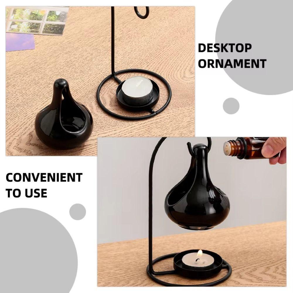 Creative Essential Oil Stove Fragrance Diffuse Ceramic Tealight Holder Home Use