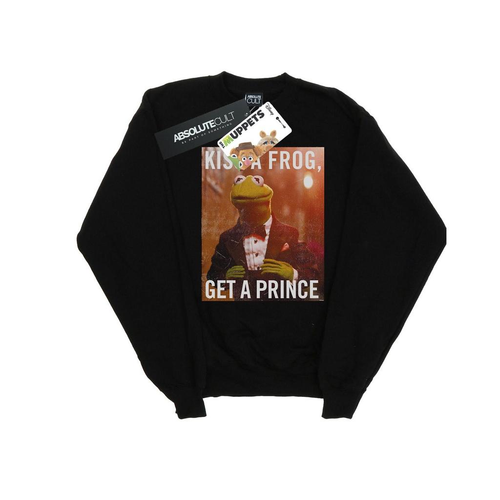 Disney Mens The Muppets Kiss A Frog Get A Prince Sweatshirt