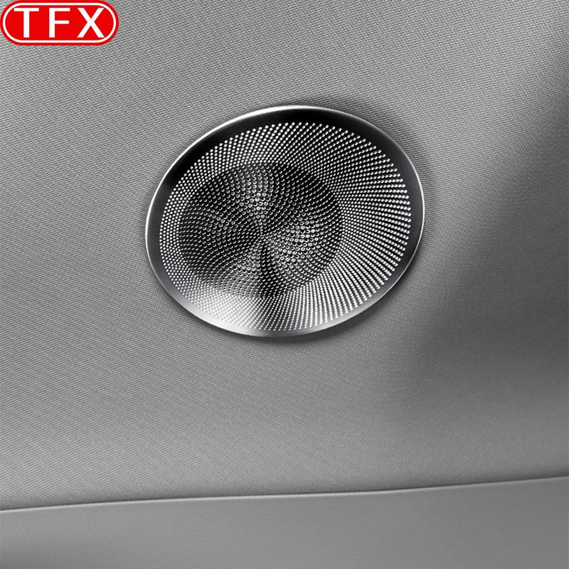 For Geely EX5 Galaxy E5 2024-2026 Car Styling Trunk Roof Horn Cover Center Console Instrument Panel Door Metal Cover Accessories