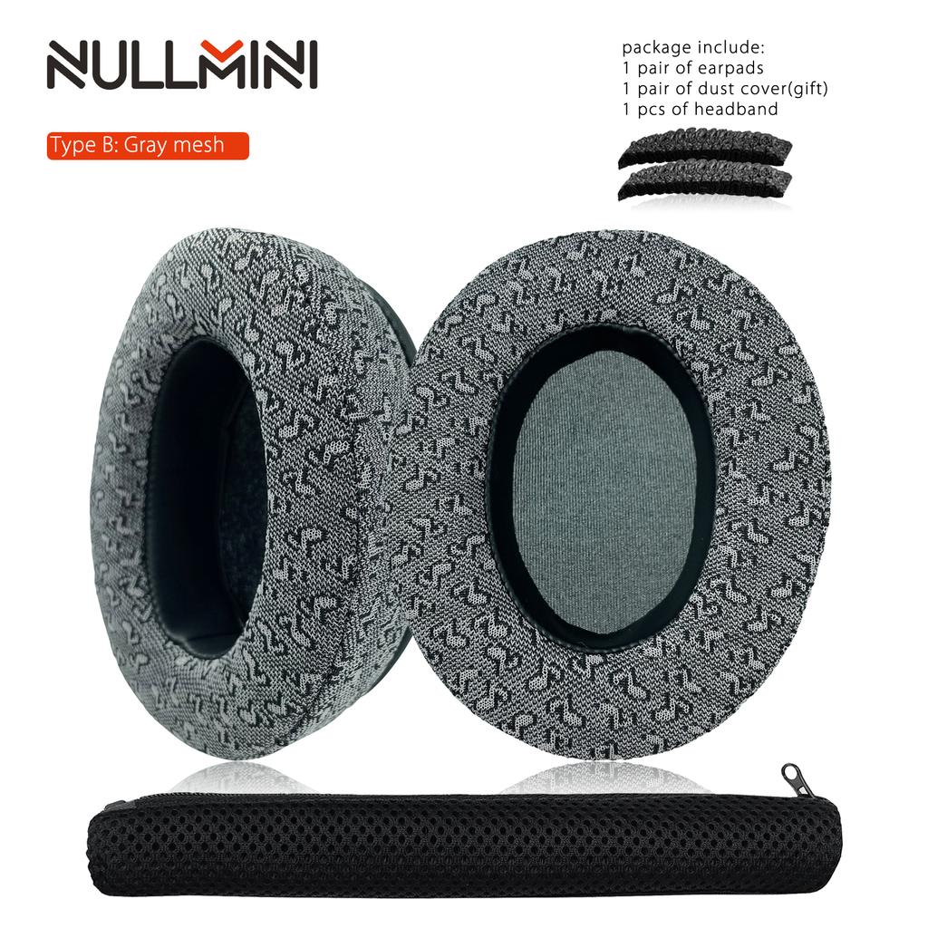 NullMini Replacement Earpads for CoolerMaster MH750, MH751, MH752,MH670 Headphones Ear Cushion Earmuffs Headset Headband