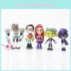 Премиальное качество Набор из 6 миниатюрных фигурок Юные Титаны Вперёд для коллекционеров