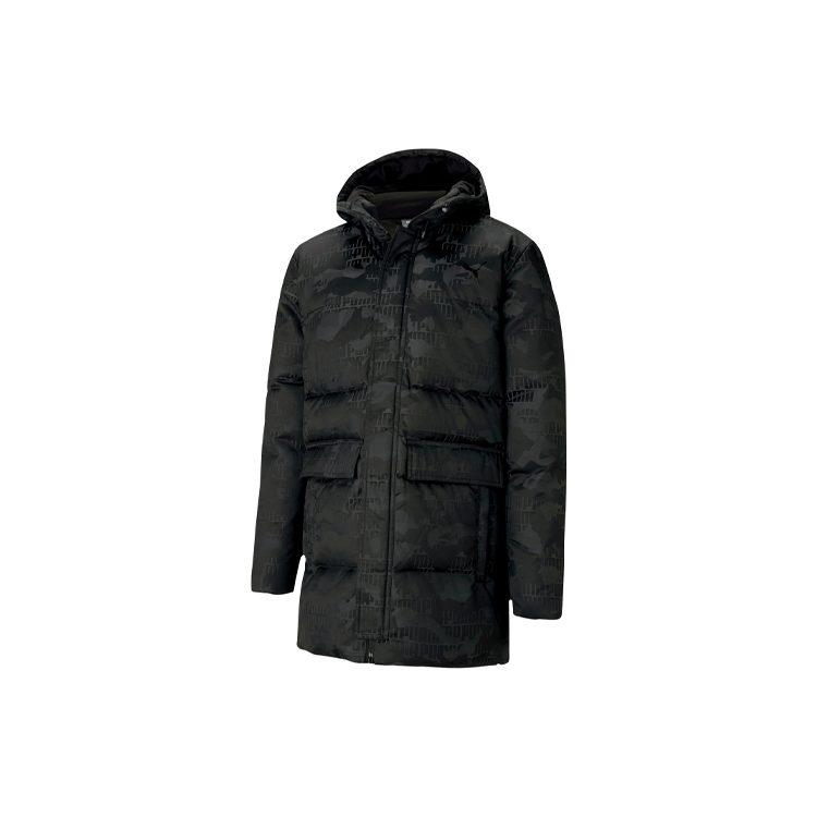 Puma Мужские пуховики Черные С капюшоном Умеренные 585502-01