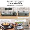 IRIS OHYAMA Portable Gas Olive Disaster Tabletop Hot Home Stove, Aluminum, Green, Outdoor, Camping, Preparedness, Stove, Pot, Sukiyaki, Yakiniku,