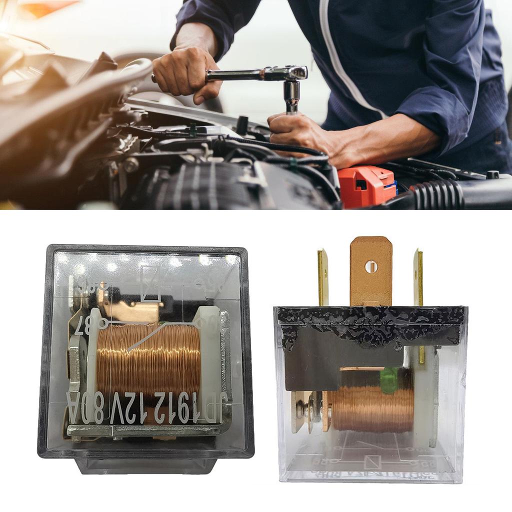 UpgradesJD1912 Automotive Motorcycle Horn Relay Quick Response Temperature Resistant Horn Relay Motorcycle Accesory