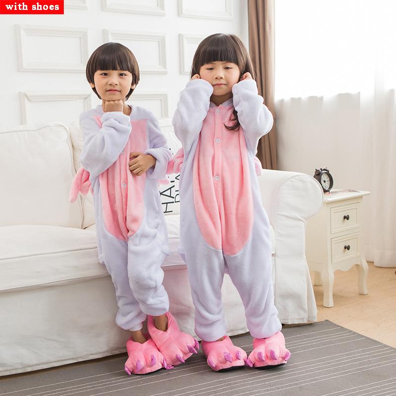 Комбинезон кигуруми, детские пижамы с единорогом для детей, детские пижамы с героями мультфильмов, детский костюм, зимний костюм для девочек, единорог, Jumspuit