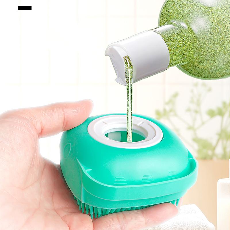 Pet Bath Brush Shampoo Massage Brush Soft Silicone Puppy Cat Comb Pet Dog Cleaning Brush for Dog Cat Shower Grooming Tool