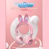 Гарнитура с кроличьими ушками Bluetooth-гарнитура Love LED Luminous Wireless Headset с микрофоном Girl Voice