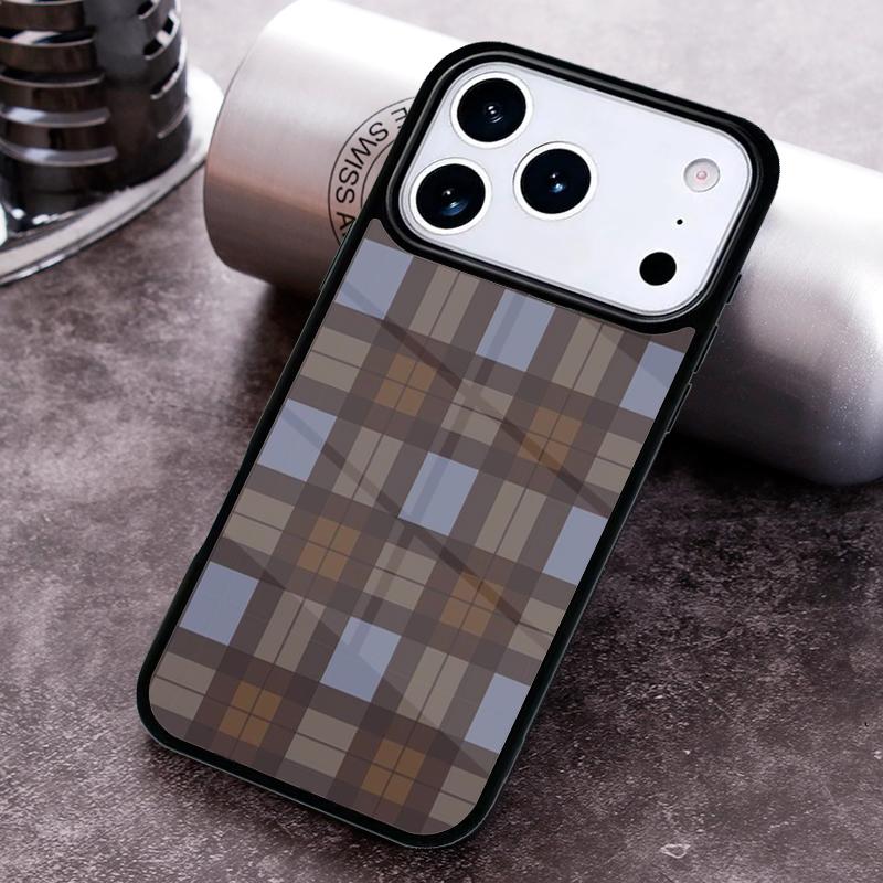 Шотландский Клетчатый Теплый Клетчатый Чехол Для Телефона Для iPhone 17,16e,15,14,13,12,11,Mini,Pro,MAX Мягкий Силиконовый Чехол
