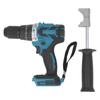 Cordless Impact Drill Lithium Electric Hammer Drill Brushless Power Tool 13mm 1 2in Chuck 400 In‑lbs Torsion