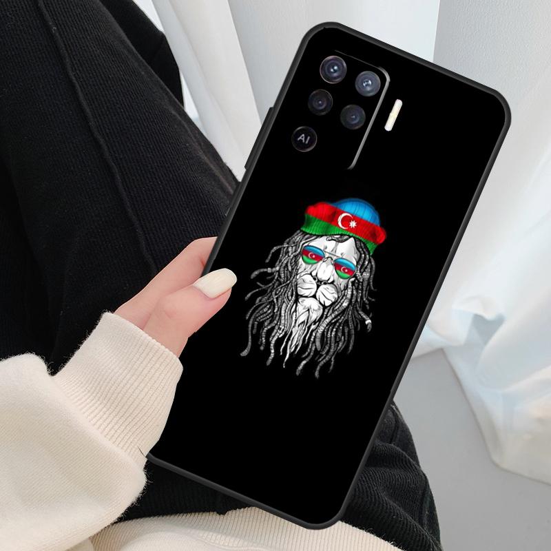 Чехол с флагом Бута Азербайджана для Oppo A40 A60 A80 A5 Pro A15 A16 A17 A57 A77 A94 A74 A54 A76 A96 A18 A38 A58 A78 A98