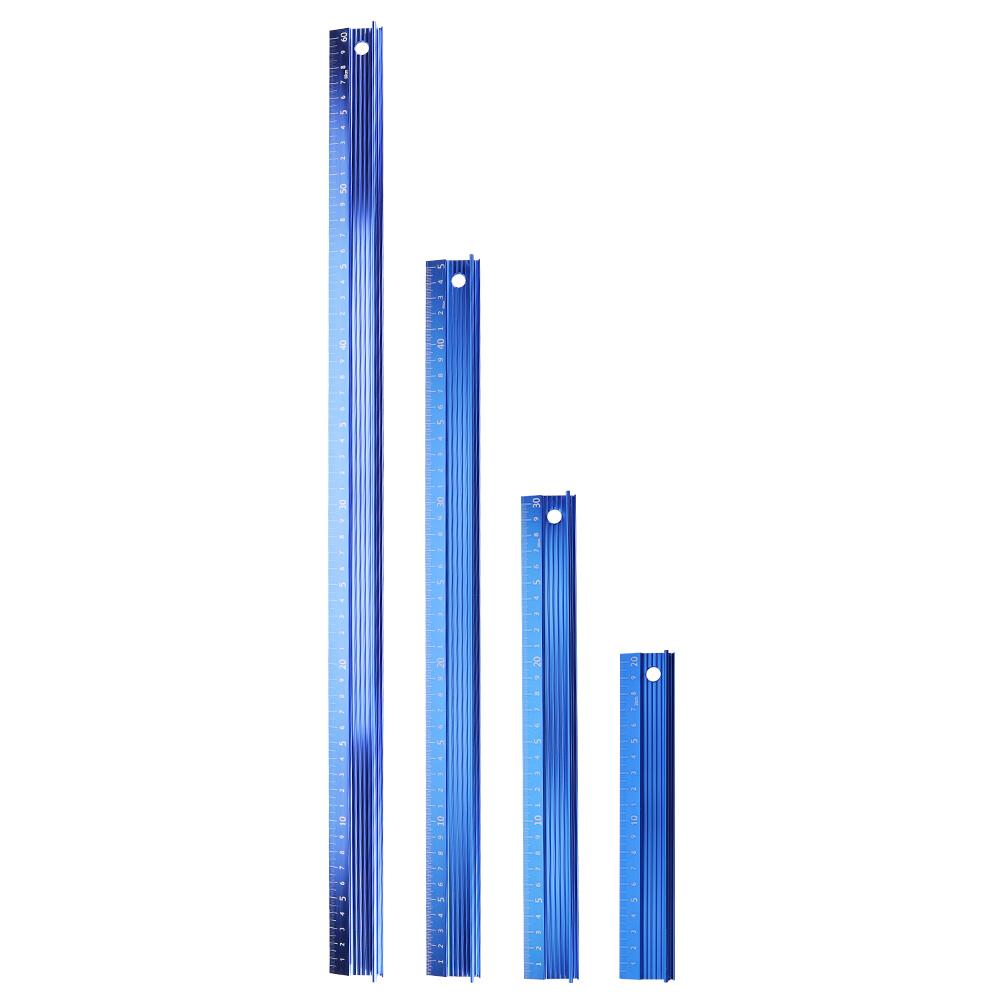 20 см 30 см 45 см 60 см L-образная режущая линейка металлическая ремесленная линейка безопасная противоскользящая линейка из алюминиевого сплава измерительный чертежный инструмент