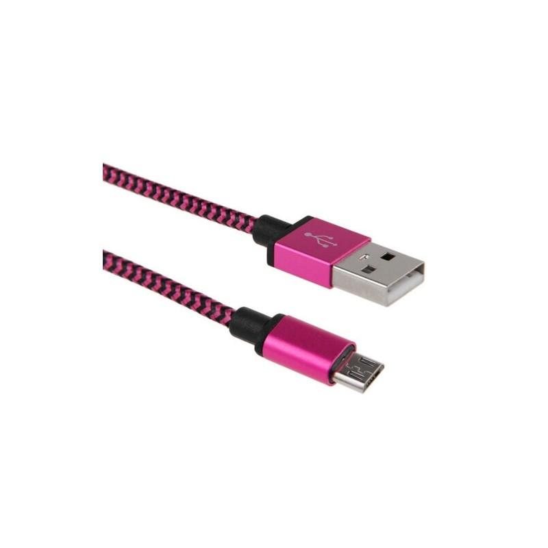 Вневременной дизайн 3/6/10 футов Алюминиевый плетеный кабель Micro USB для синхронизации данных и зарядки для вашего телефона Android