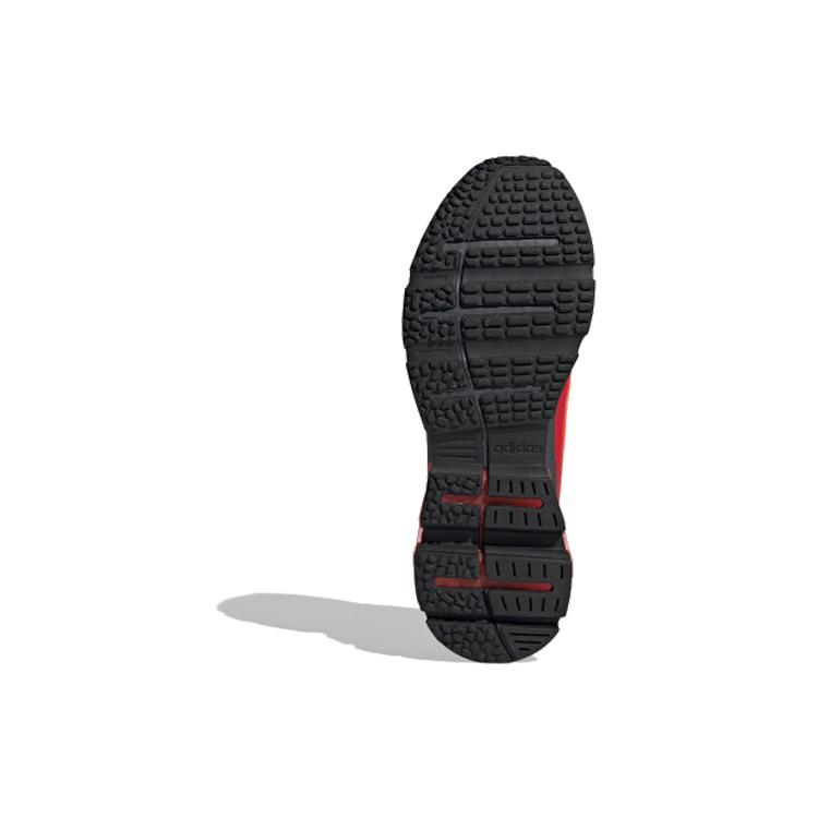 adidas Quadcube Стильные сетчатые амортизирующие нескользящие дышащие низкие кроссовки для бега мужские Красный Серый EG4394