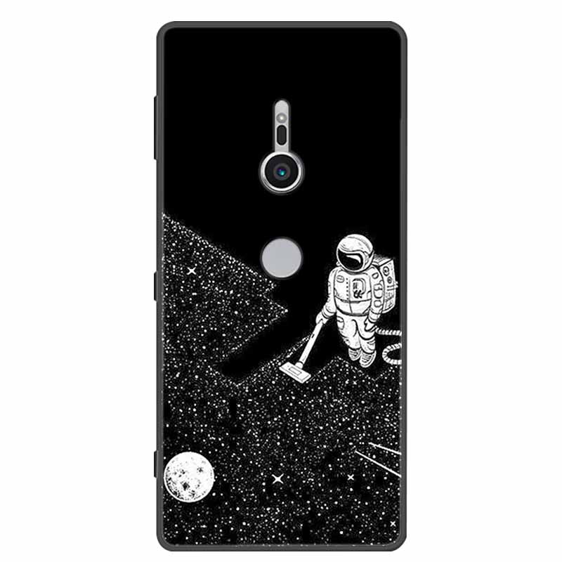 Чехол для Sony Xperia XZ1 XZ2 XZ3 Чехол Силиконовый Расписной Мягкий Задние Крышки Телефона для Sony XZ2 Compact Премиум Защитный Funda Capa