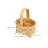 COHEALI Mini Wooden Gift Baskets, 10 Pieces