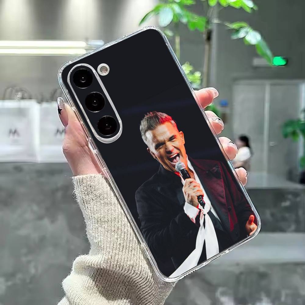 Robbie Williams Phone Case For Samsung Galaxy A91,80,73,72 ,71,53,52,32 ,31,22,21s,20,Transparent Case