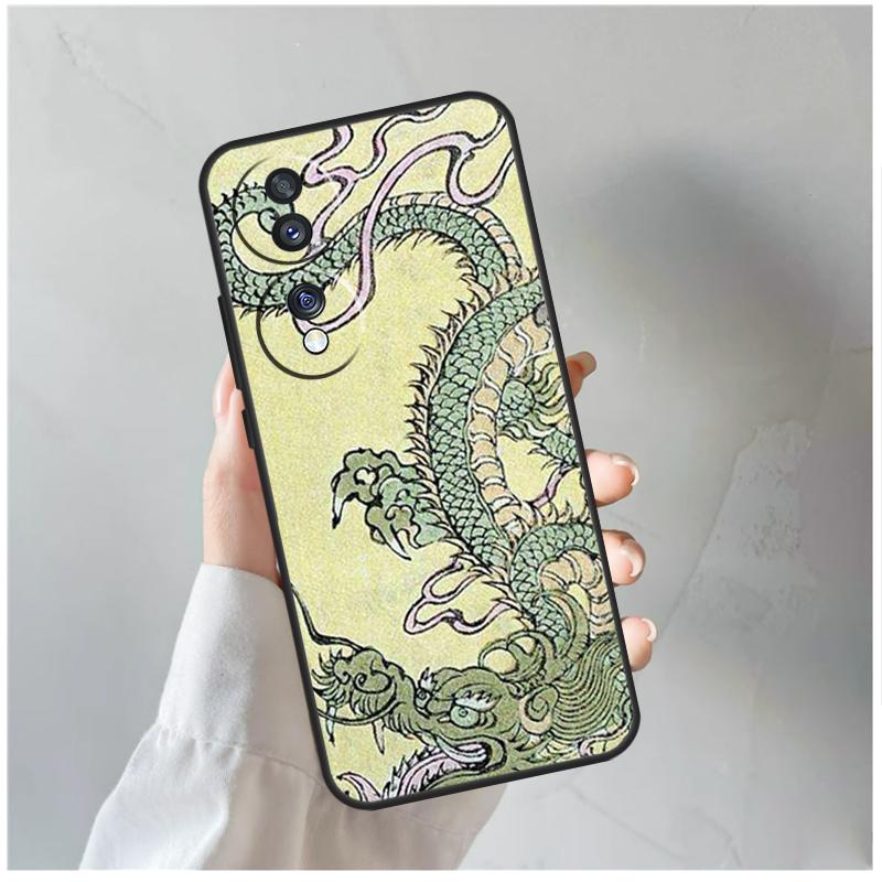 Chinese Dragon Case For Honor X9a X8a X6a X7a X6 X7 X8 X9 X9b X8b Honor 70 50 90 Lite Magic 5 6 Pro Cover