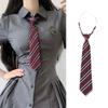 College Style JK Tie Red Striped Men's Tie Fashion Uniform Bow Tie  Boys Girls