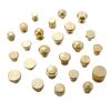 Round Gold Knobs Single Hole Cabinet Drawer Pulls Aluminum Furniture Hardware Handle for Cupboard Wardrobe Vanity Closet Door
