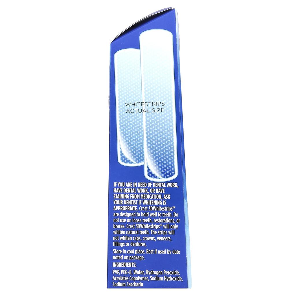 Crest 3D Whitestrips, набор для отбеливания зубов, Glamorous White, 28 полосок