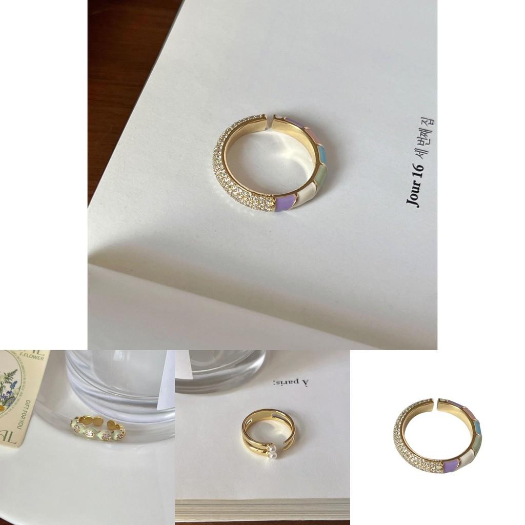 Роскошное не тускнеющее регулируемое медное кольцо для женщин в современном геометрическом стиле для шикарных нарядов