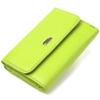 Youth Stylish Female Cats Made of Genuine Leather Flotar CANPELLINI Wallet 21598 Light Green