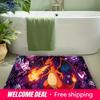 Pokemon Charizard Fire Graffiti Print Non-Slip Doormat for Home Decor