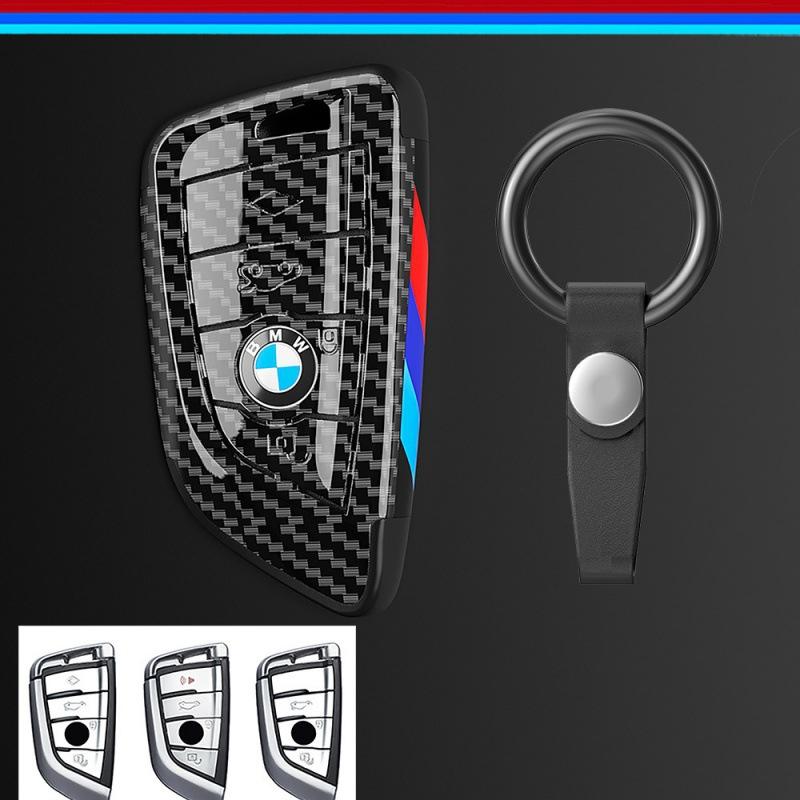 Suitable for BMW 5 Series Sports Key Bag 3 Series 7 Series Blade X1x2x3x6 Shell, BMW Contrast Color Keychain