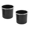 2 Pcs with Silver-plated Edges Drink Holder 73mm Can Holder Easy Installation Cup Holder  Boat