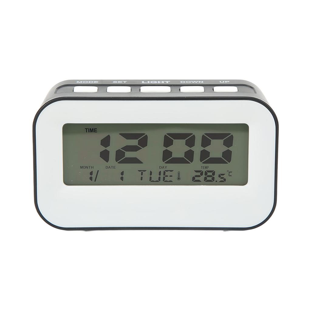 LCD Kids Alarm Clock Backlight Birthday Reminder Musical Alarms Snooze Function Digital Alarm Clock for Bedroom School
