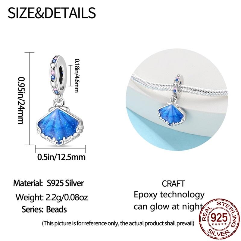 Оригинальный медный светящийся кулон серии Marine, подходит для браслета 3 мм, DIY шарм для женских украшений, модный подарок