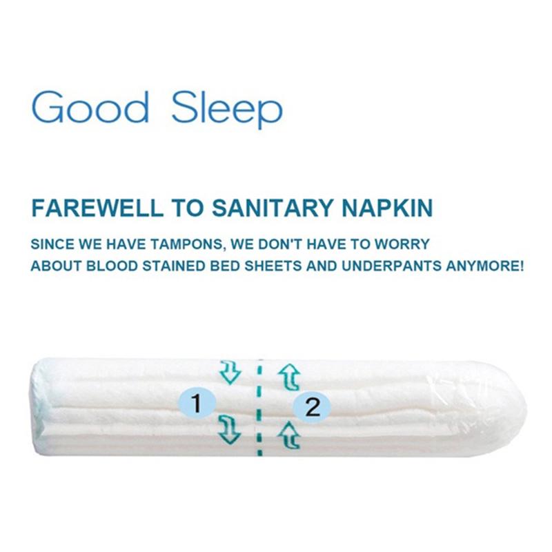 16Pcs/Box Super Absorbency Regular Cotton Tampons Women Menstruation Protection