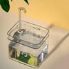Transparent Cat Fountain, USB Electric Mute Recirculating Filter, Auto Drinker & Water Dispenser for Cats