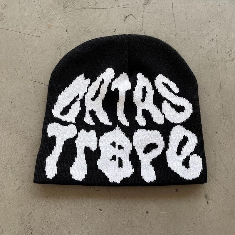 Knitted Letter Knit Hat For Winter Warmth Men Women Casual Outdoor Wear