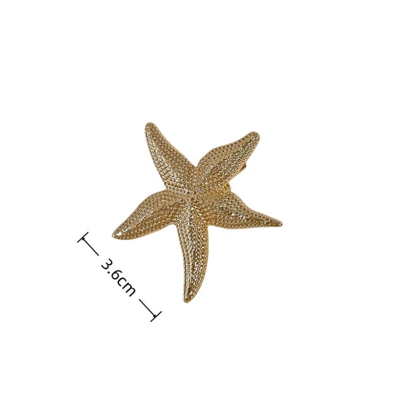1/3Pcs Fashion Shell Starfish Hair Clips Y2K Vacation Style Hairpins Women Girls Metal Side Bangs Clips Hair Accessories Gifts