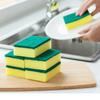 Kitchen Scrub Sponges Dual-Sided Cleaning Sponges Magic Sponge Water Absorb Accessories High Density Clean Tools Soft  Beads
