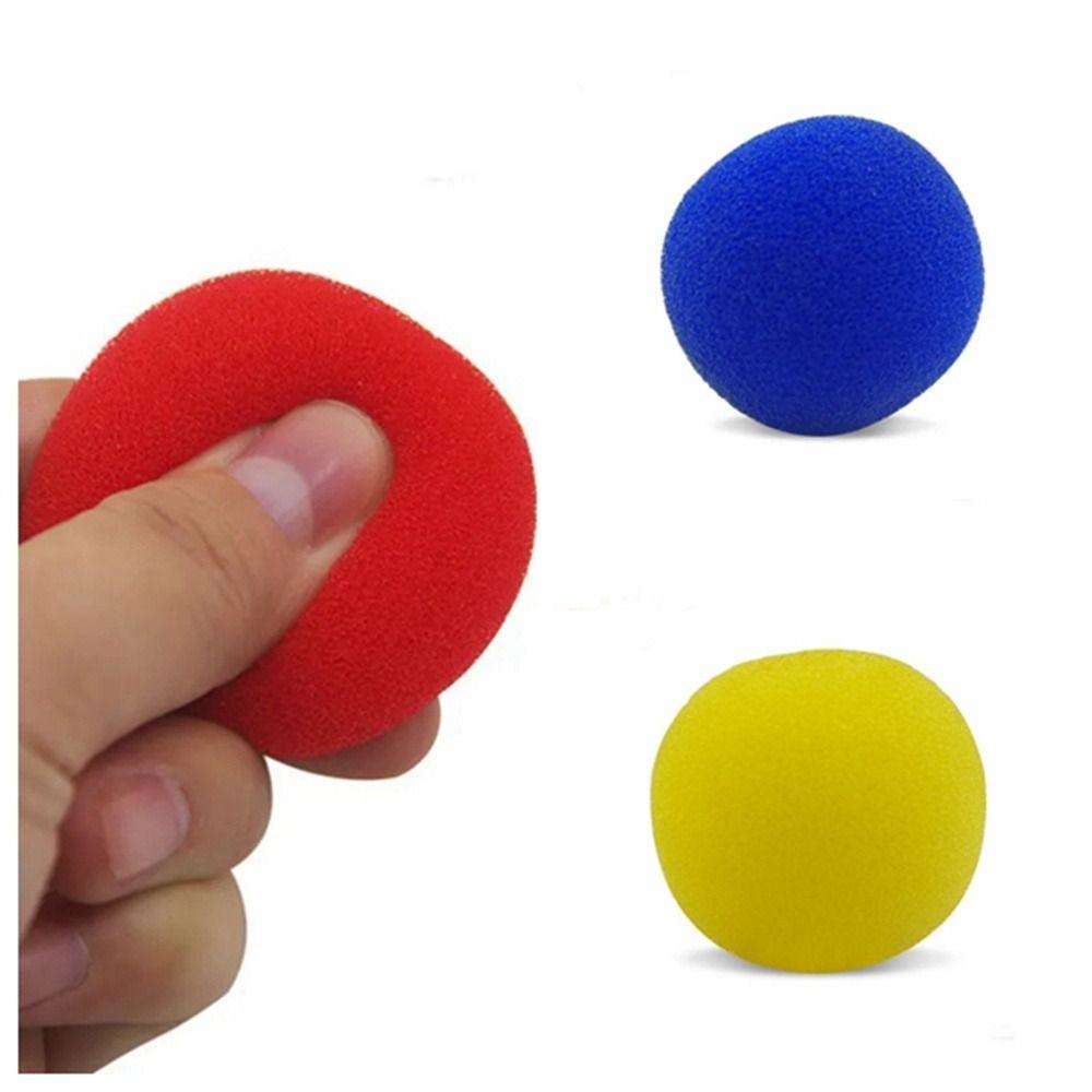 Gimmick Sponge Magic Tricks Super Soft Red Sponge Ball Finger Sponge Ball  Magician Illusion