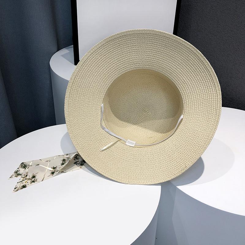 Шикарная женская летняя шляпа от солнца с бантом — дышащая, легкая соломенная шляпа-ведро для пляжа и прогулок на море