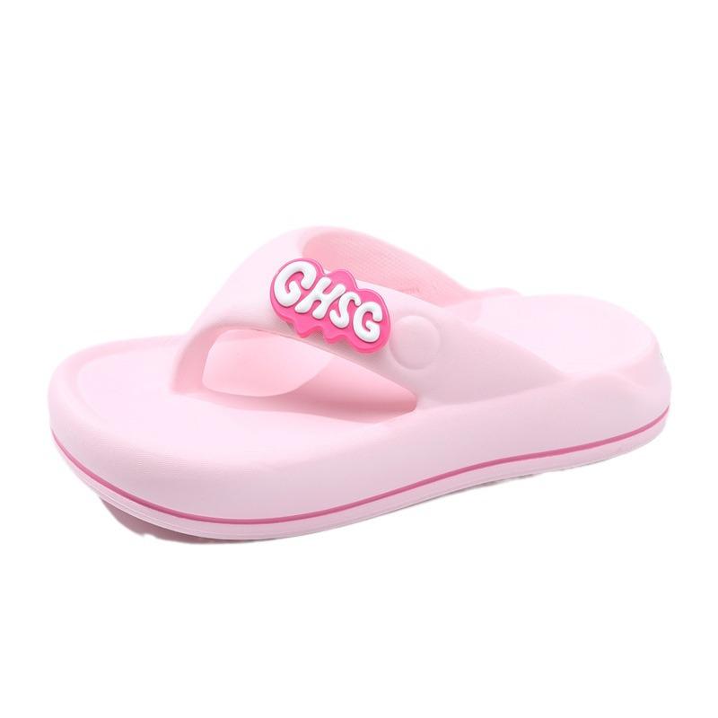 Женские нескользящие шлепанцы 2024: Повседневные пляжные сандалии для прямой трансляции