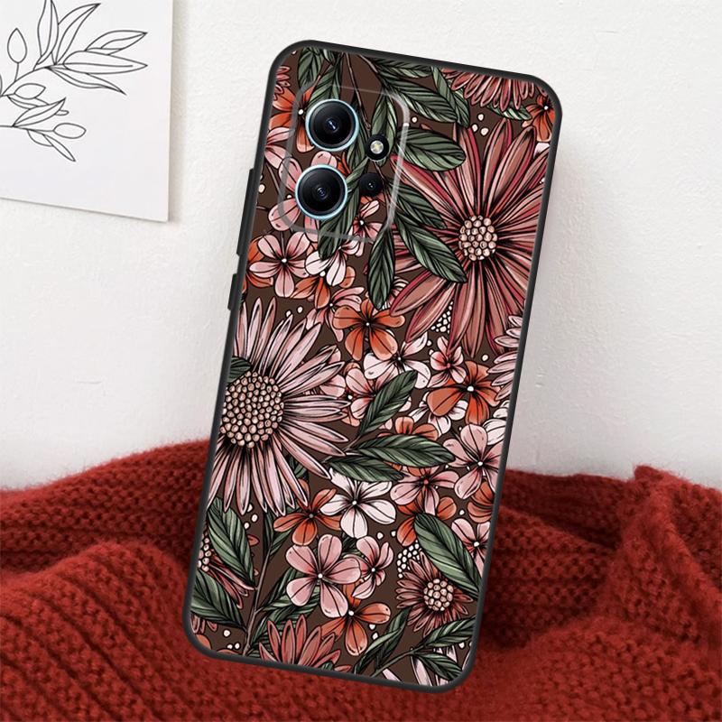 Чехол с рисунком Цветов Природы Листьев Для Xiaomi Redmi Note 13 10 11 12 14 15 Pro Plus Чехол Для Redmi 15 15C 14C 10C 12C 13C